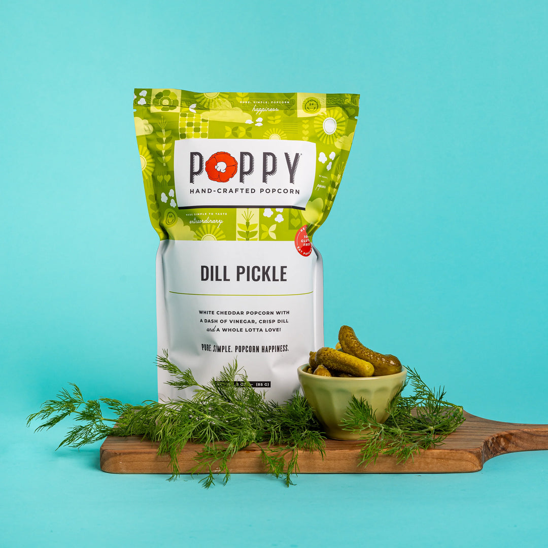 Poppy Handcrafted Popcorn - Dill Pickle