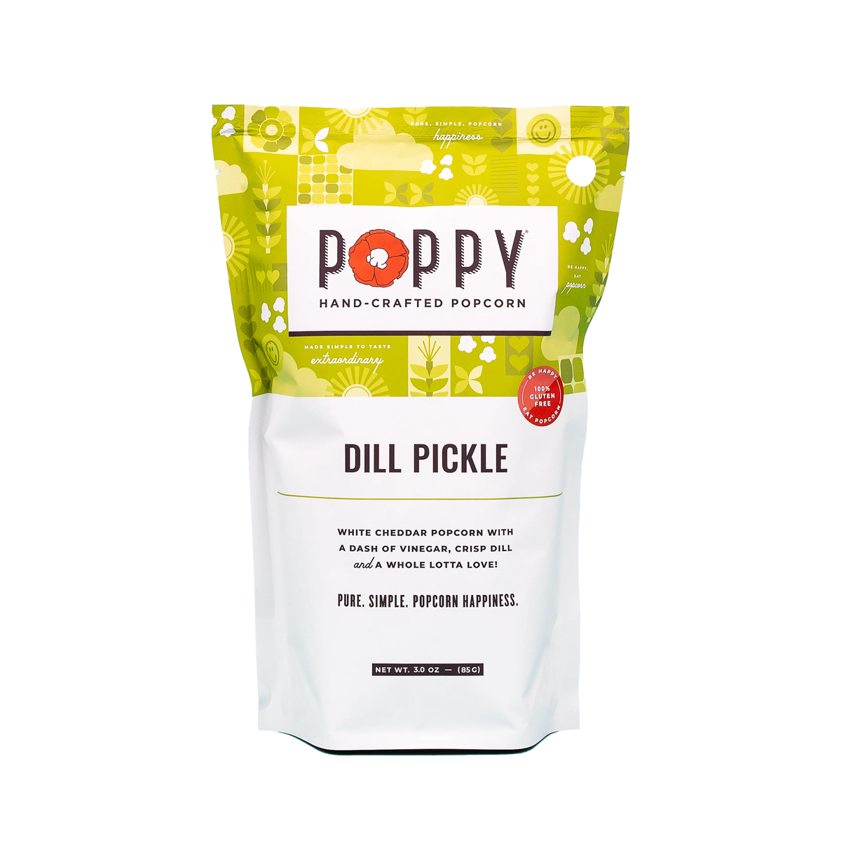 Poppy Handcrafted Popcorn - Dill Pickle