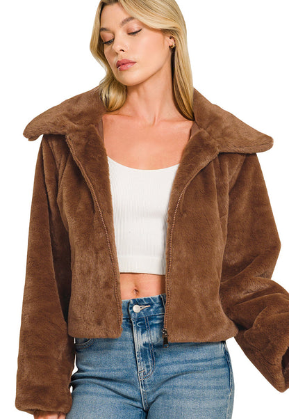 Faux Fur Jacket