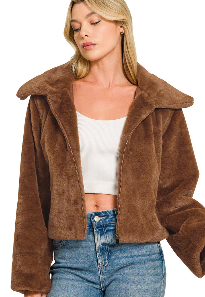 Faux Fur Jacket