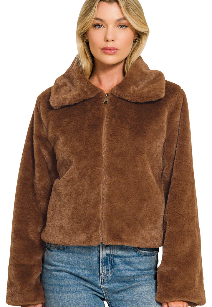 Faux Fur Jacket