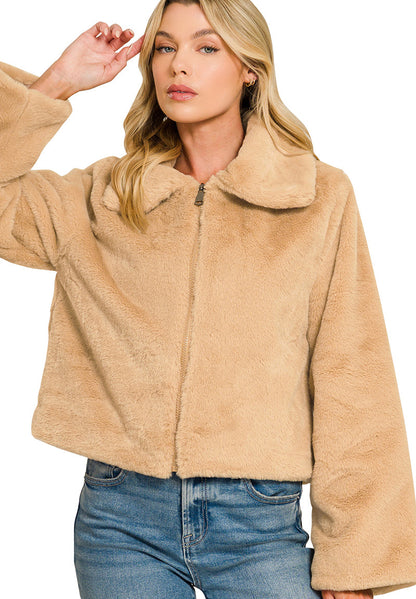 Faux Fur Jacket