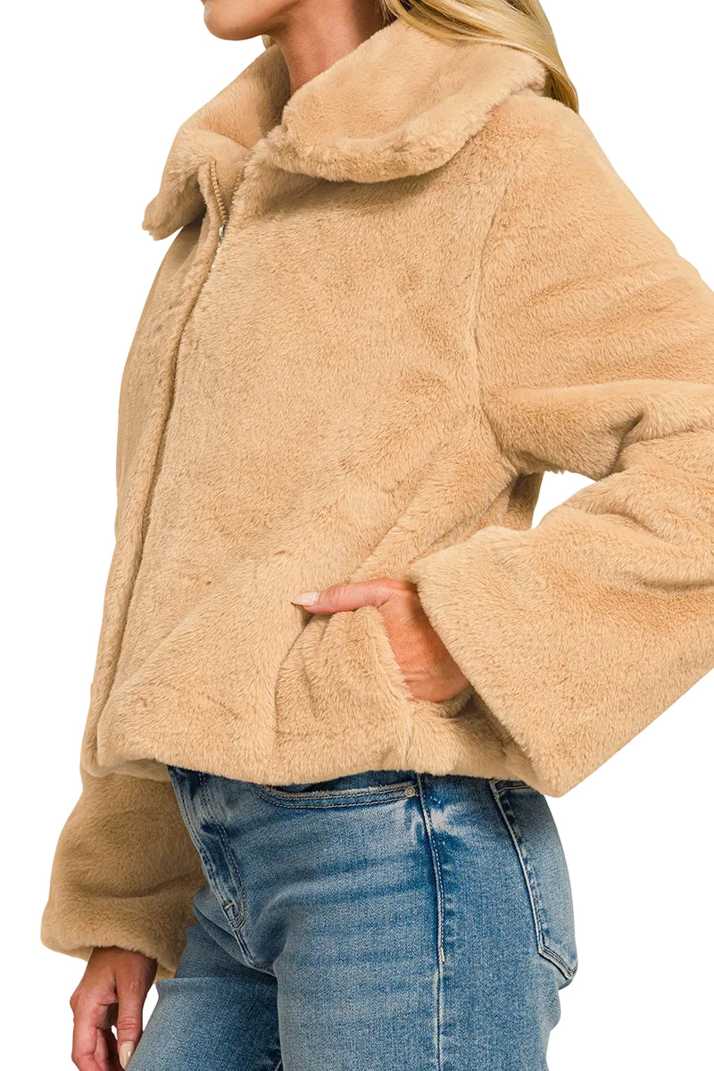 Faux Fur Jacket