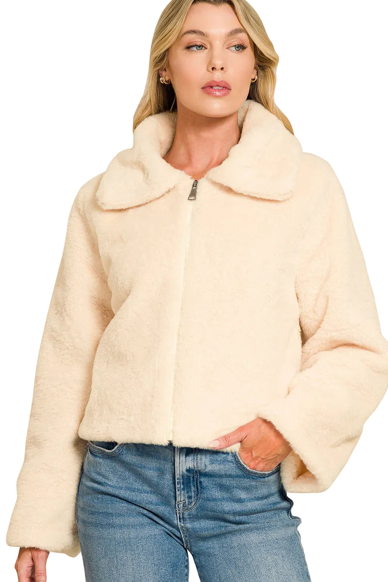 Faux Fur Jacket