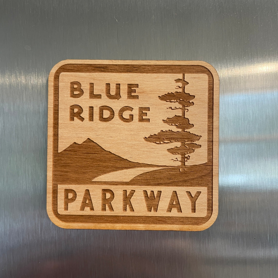 Wooden Magnet - Blue Ridge Parkway