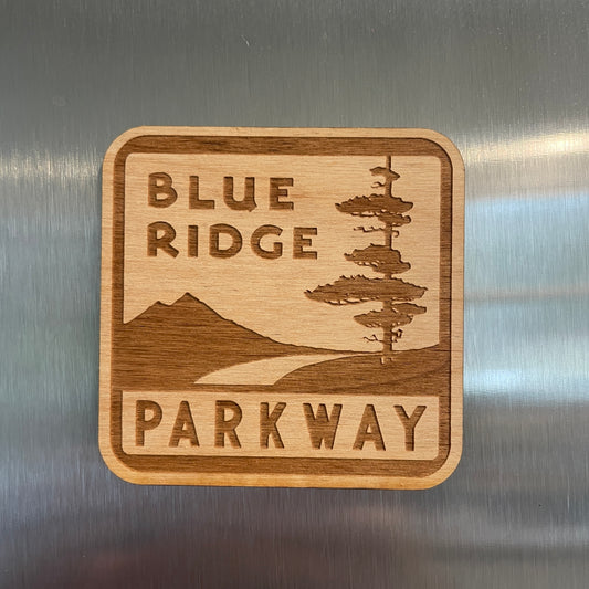Wooden Magnet - Blue Ridge Parkway