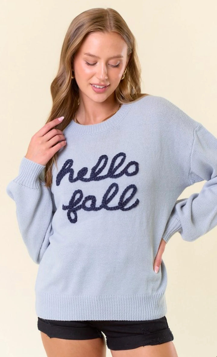 'Hello Fall' Sweater