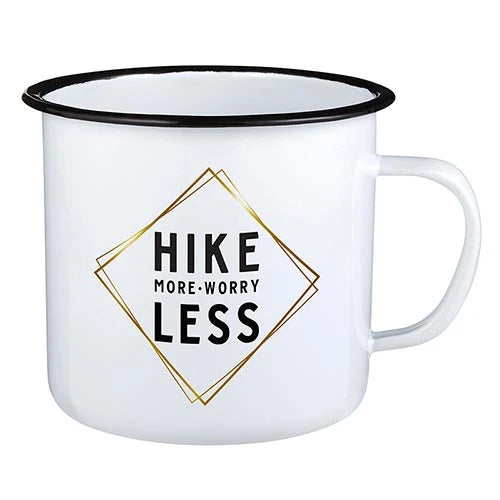 Hike More Enamel Mug