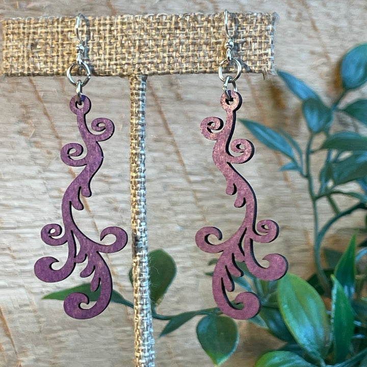 Falling Vine - Laser Cut Earring