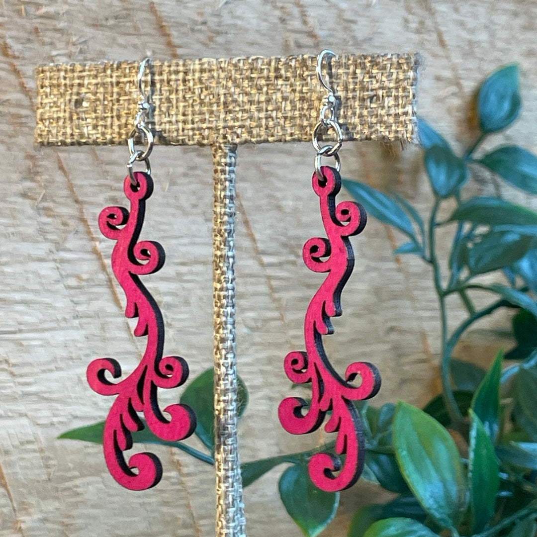 Falling Vine - Laser Cut Earring