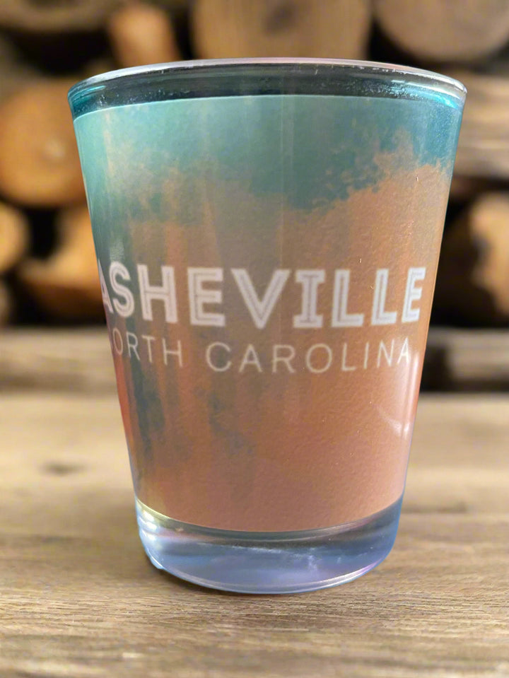 Asheville Shot Glass - Vivid Bear