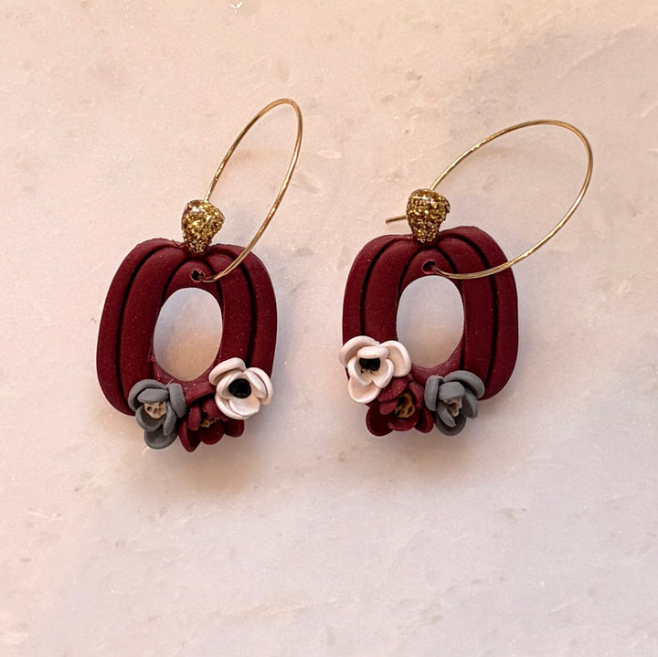 Pumpkin Hoops by Ear Candy Co.