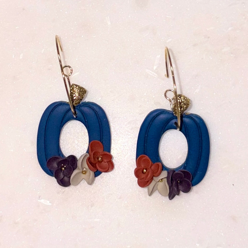 Pumpkin Hoops by Ear Candy Co.