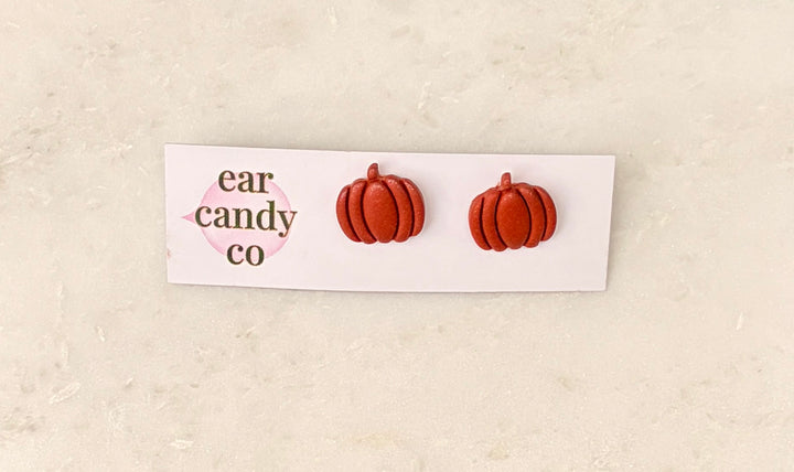 Pumpkin Studs by Ear Candy Co