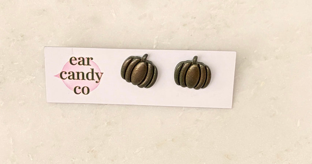 Pumpkin Studs by Ear Candy Co