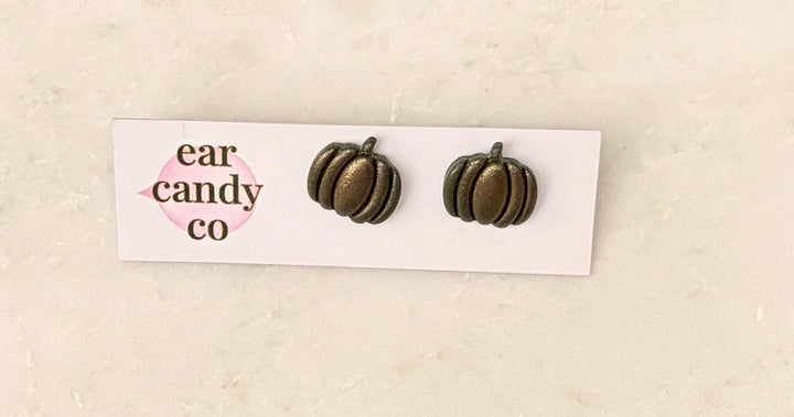 Pumpkin Studs by Ear Candy Co