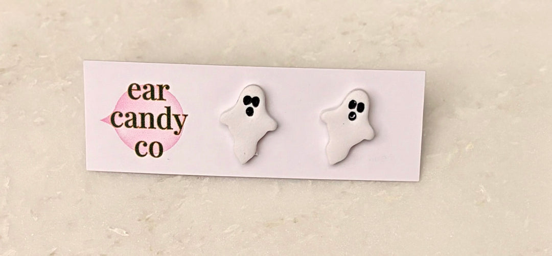Ghost Studs by Ear Candy Co