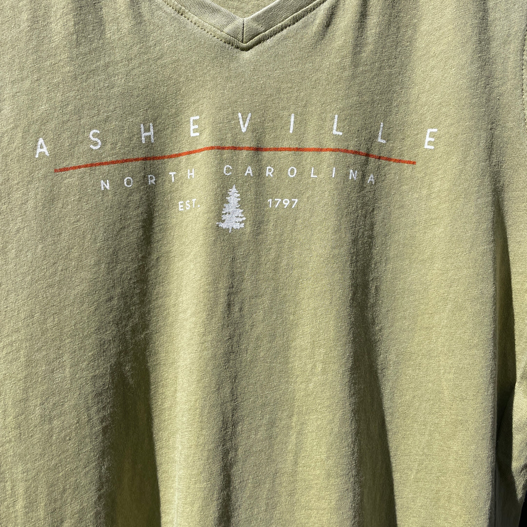 'Asheville Pine' Slub Tee
