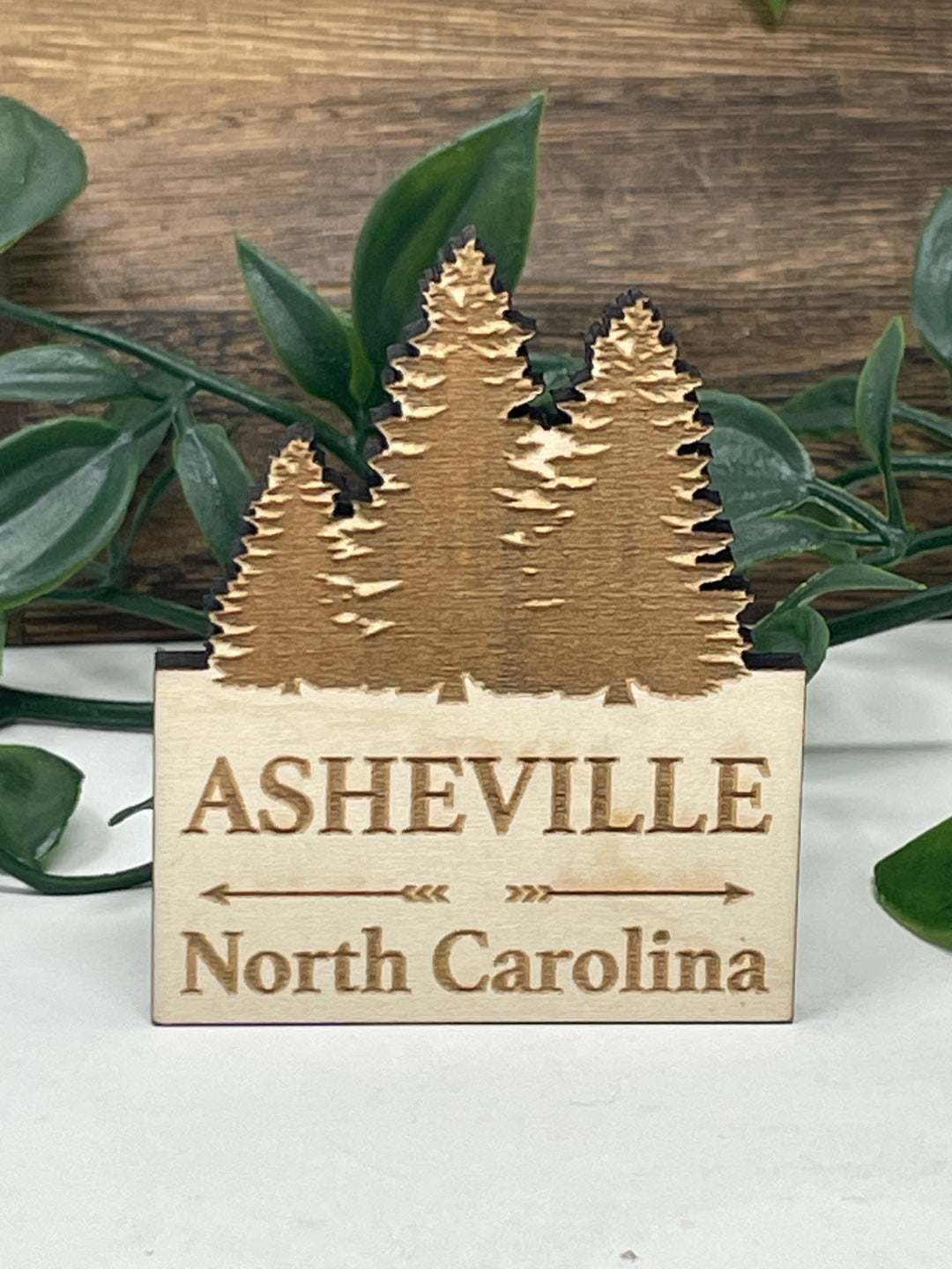 Asheville 3 Pines Magnet