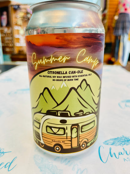 Citronella Beer Can-dle