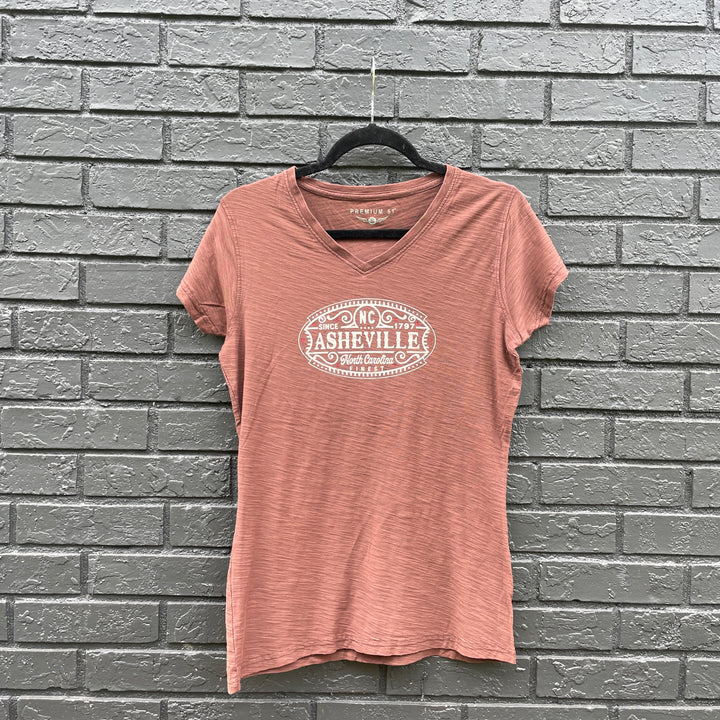 Asheville V- Neck Slub Tee