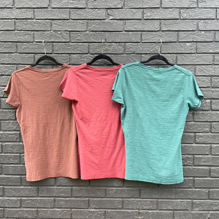 Asheville V- Neck Slub Tee