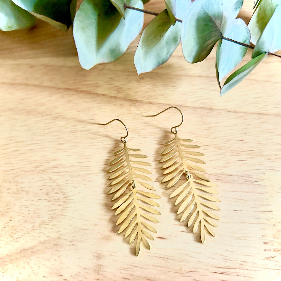 Double Fern Earrings