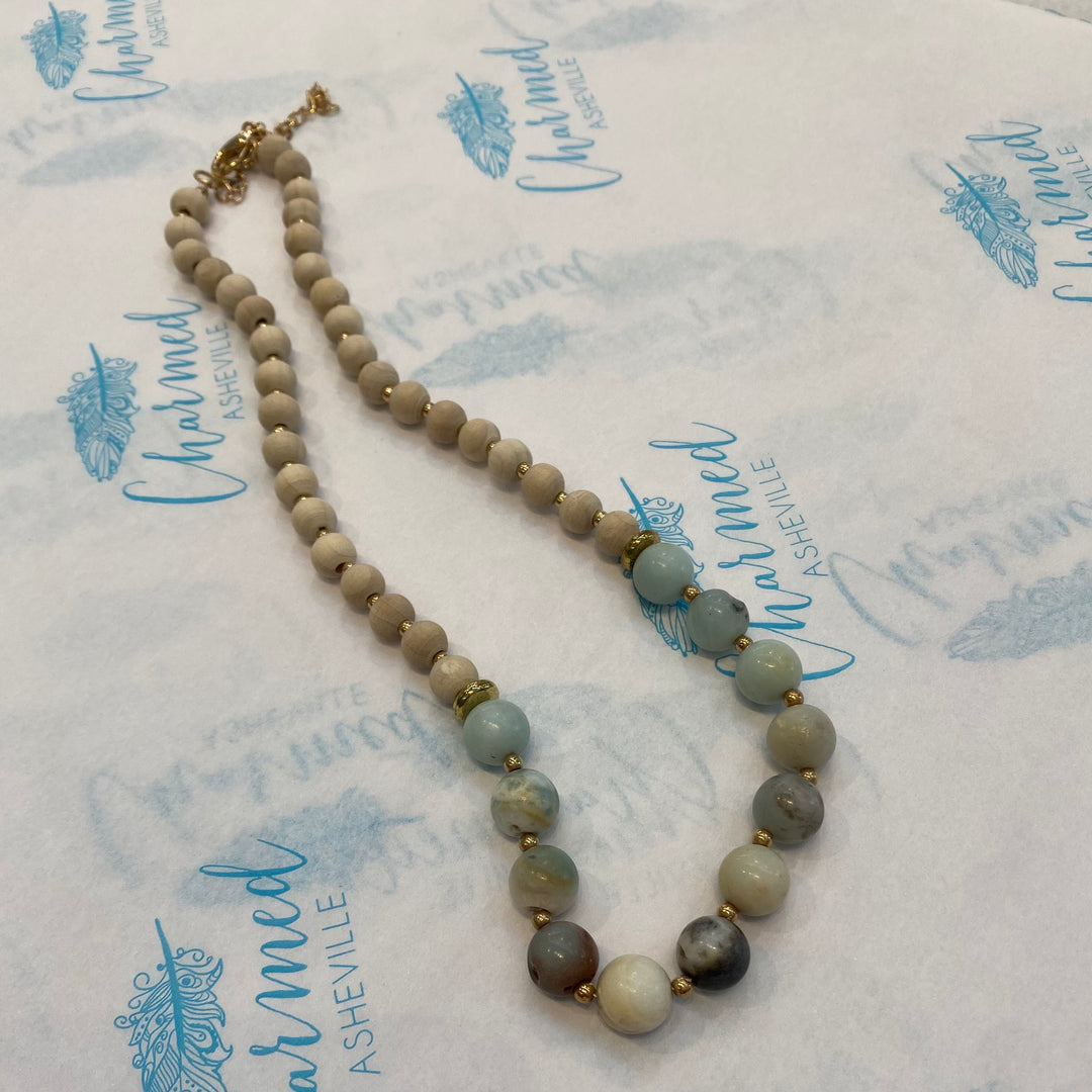 Tapered Quartz Beads Necklace