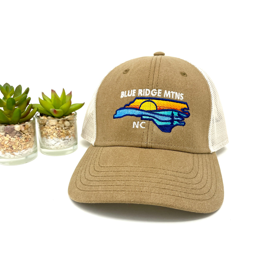 N.C. State Outline Trucker Cap