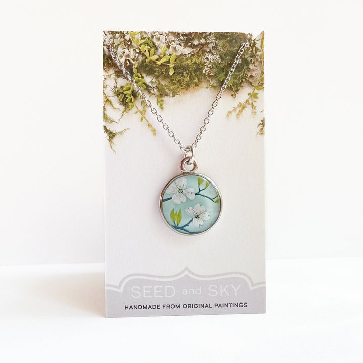 Seed & Sky 'Dogwood Branch' Necklace