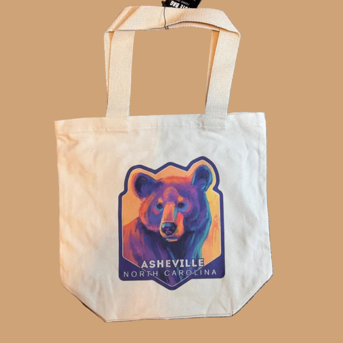 Asheville Canvas Tote - Vivid Bear