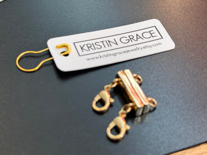 Gold Fill Necklace Layering Clasp