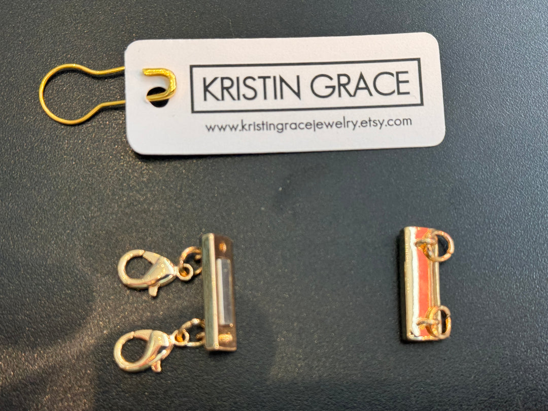 Gold Fill Necklace Layering Clasp
