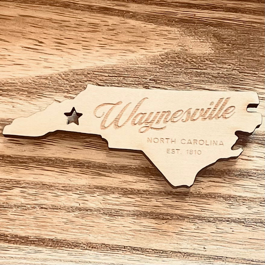 Waynesville State Outline Magnet