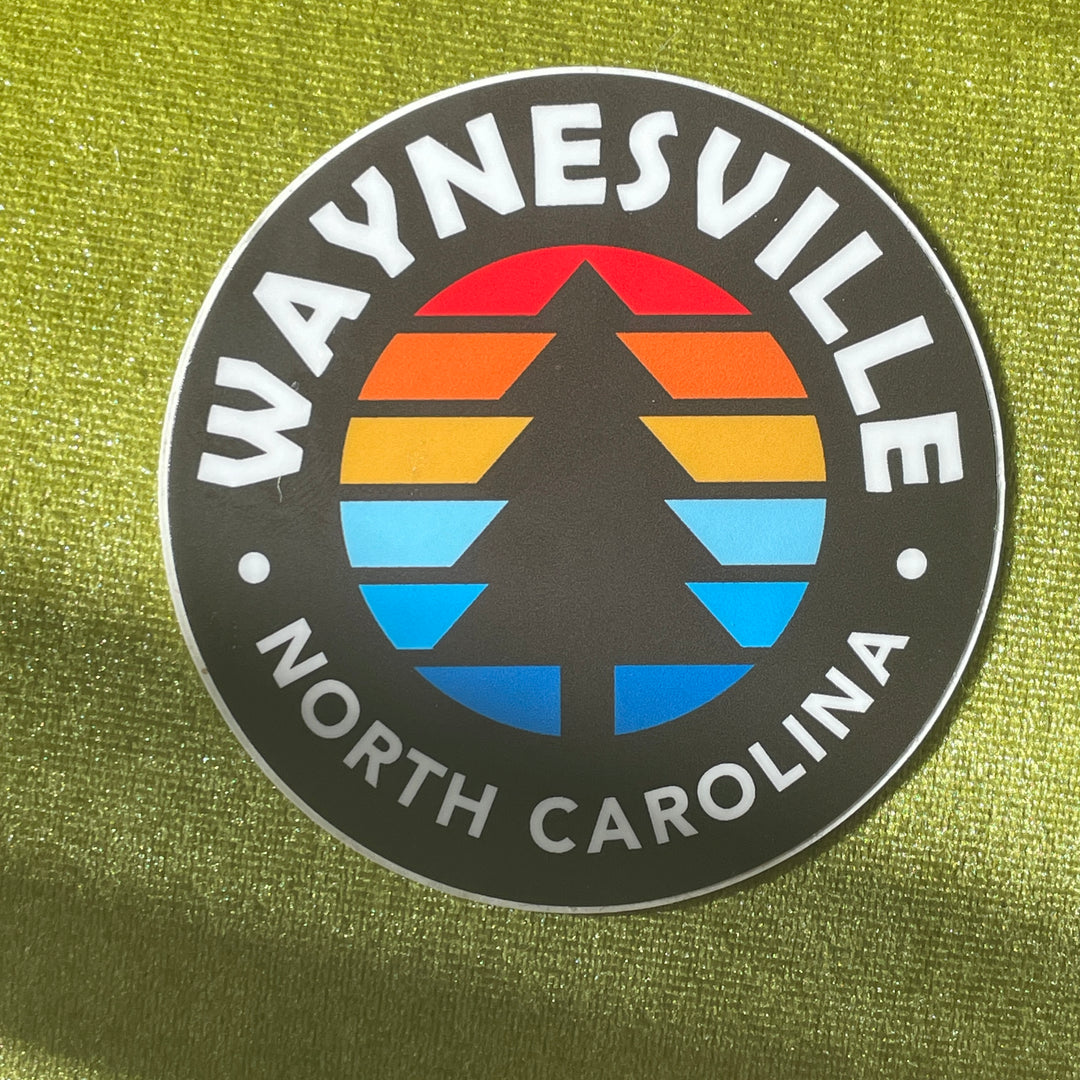 Waynesville Round Sticker