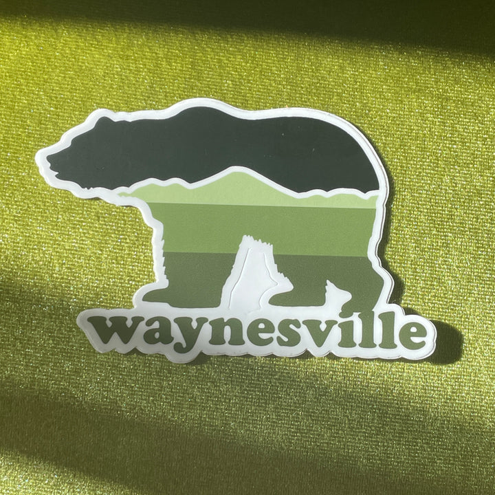 Waynesville Bear Sticker