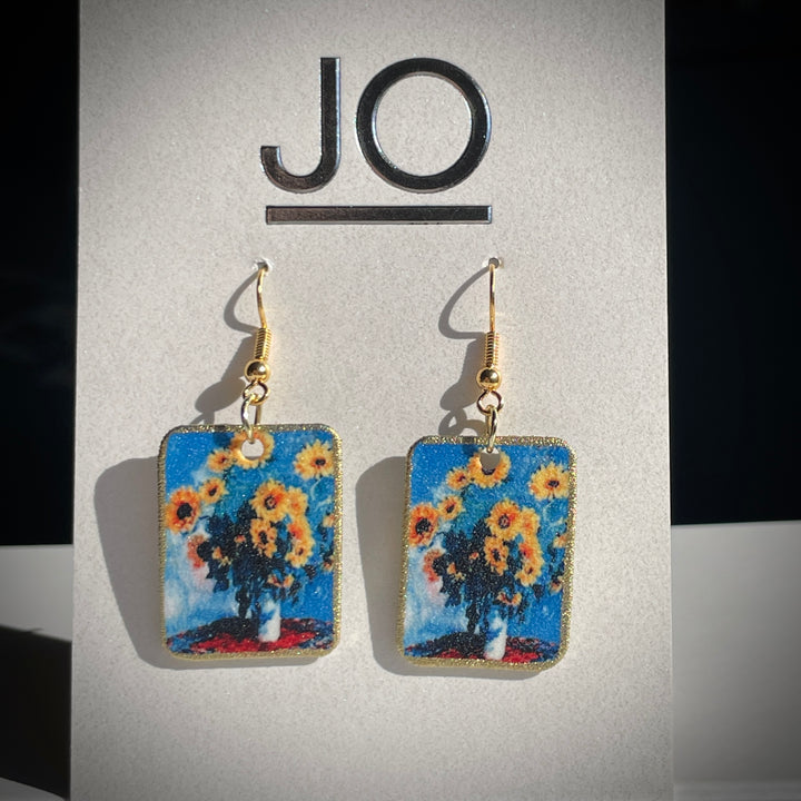 Jo Acrylic Art Earrings