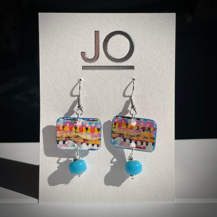 Jo Acrylic Art Earrings