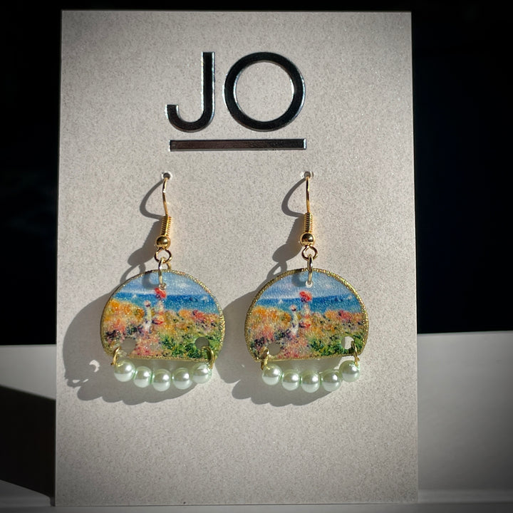 Jo Acrylic Art Earrings