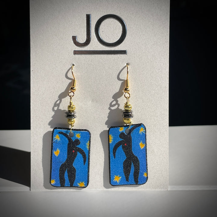 Jo Acrylic Art Earrings