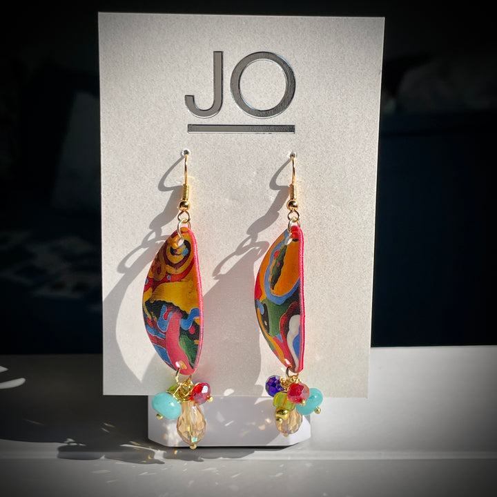 Jo Acrylic Art Earrings