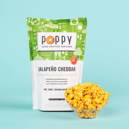 Poppy Handcrafted Popcorn - Jalapeño Cheddar
