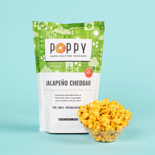 Poppy Handcrafted Popcorn - Jalapeño Cheddar