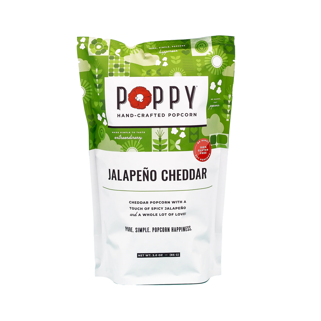 Poppy Handcrafted Popcorn - Jalapeño Cheddar