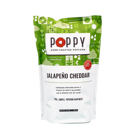 Poppy Handcrafted Popcorn - Jalapeño Cheddar