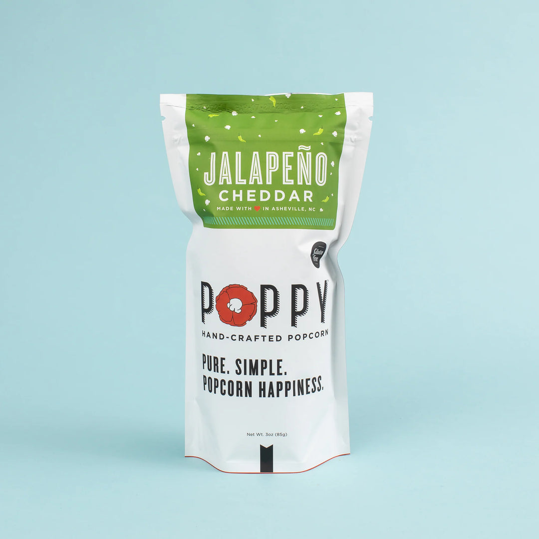 Poppy Handcrafted Popcorn - Jalapeño Cheddar