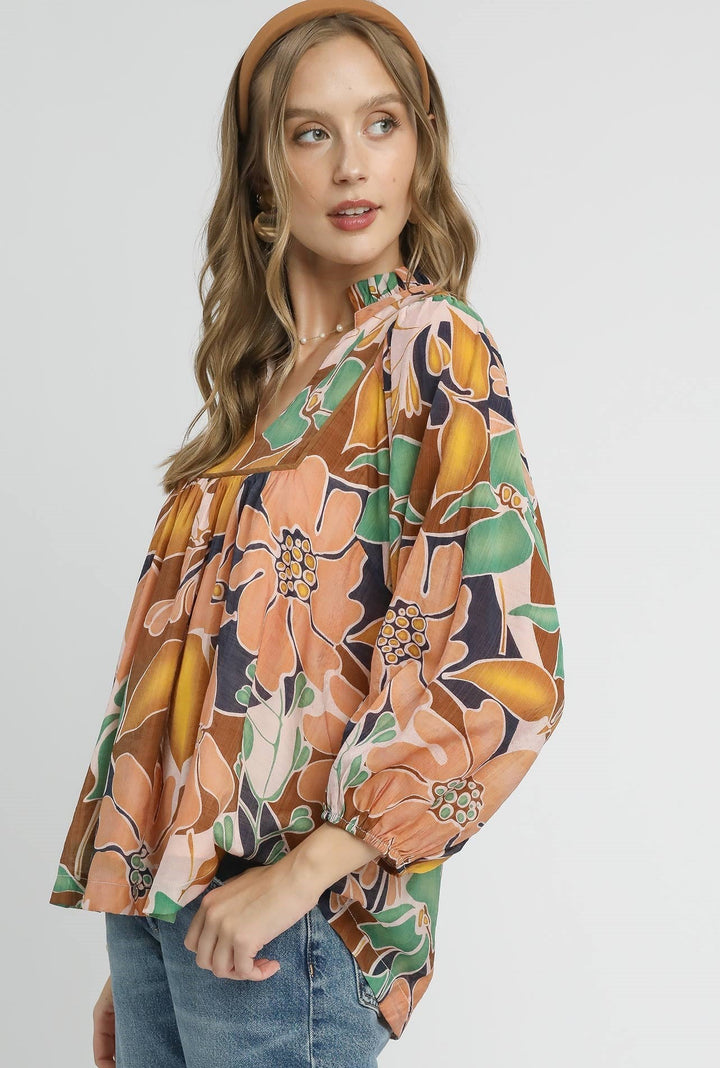 Floral Print Blouse