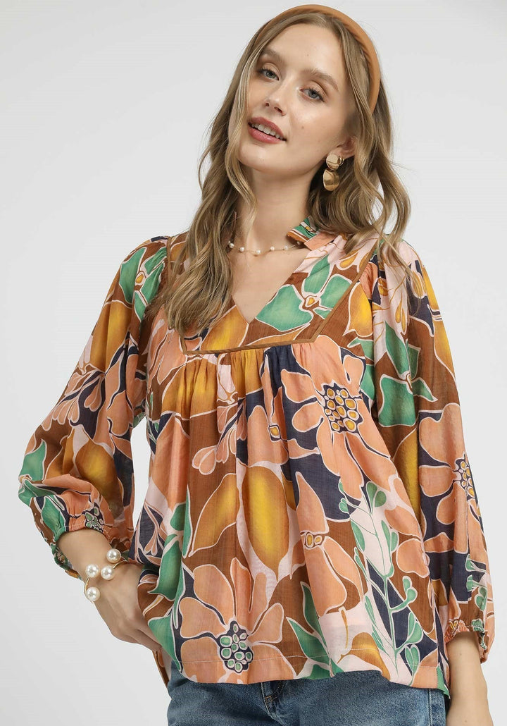 Floral Print Blouse