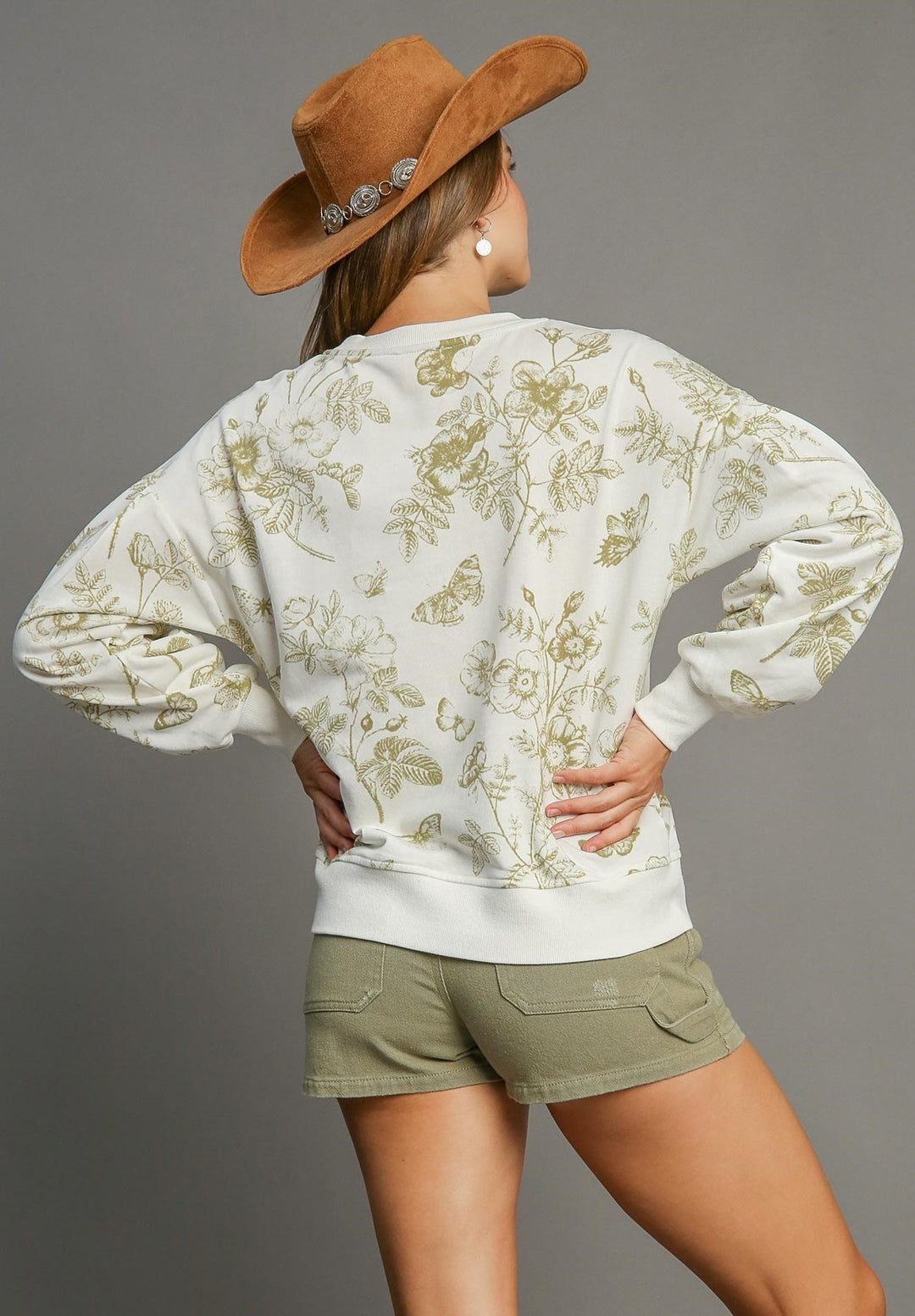 Floral French Terry Top