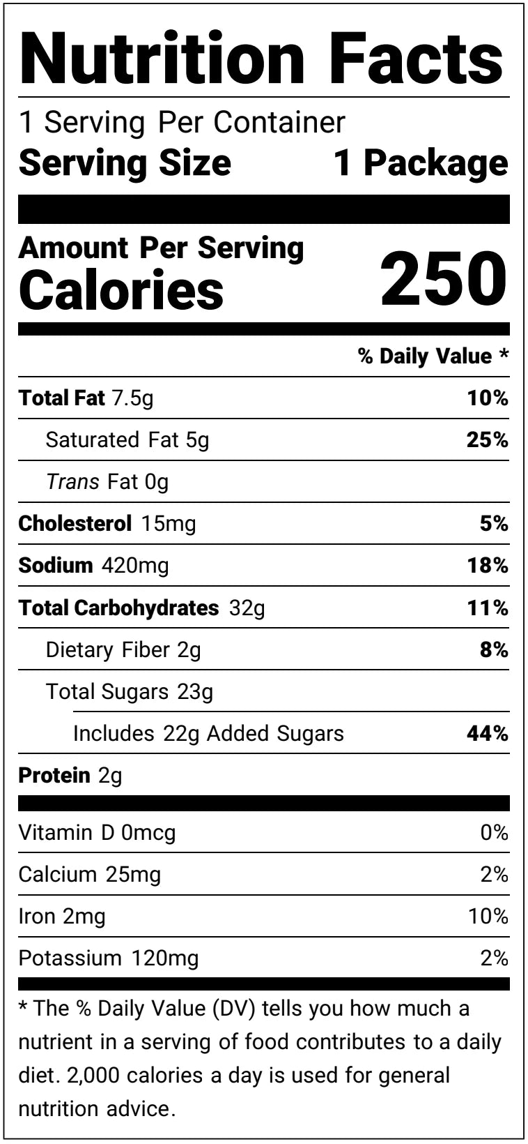 Poppy Snack Bag - Gingerbread